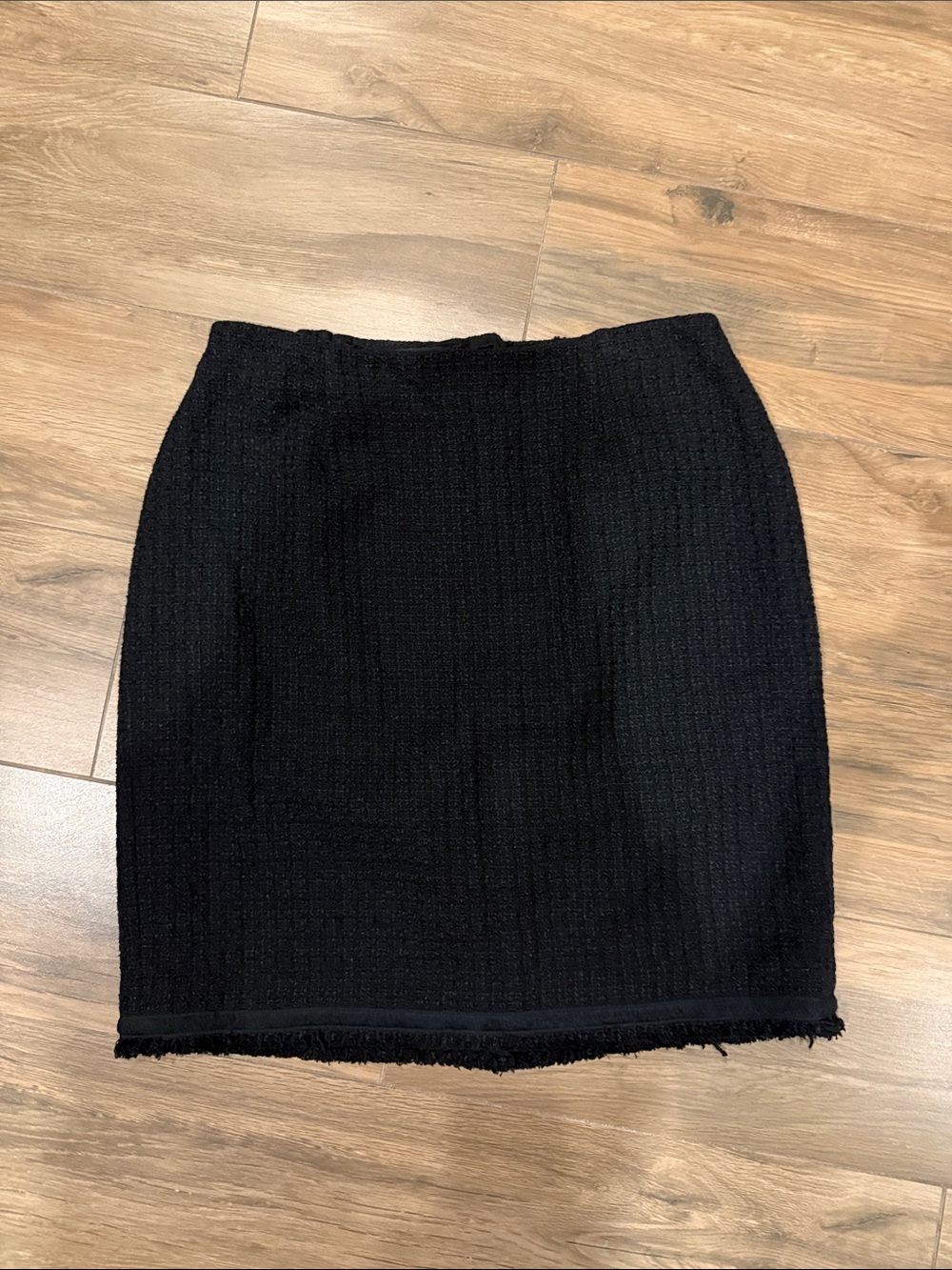 Talbots Black Tweed Pencil Skirt 16W